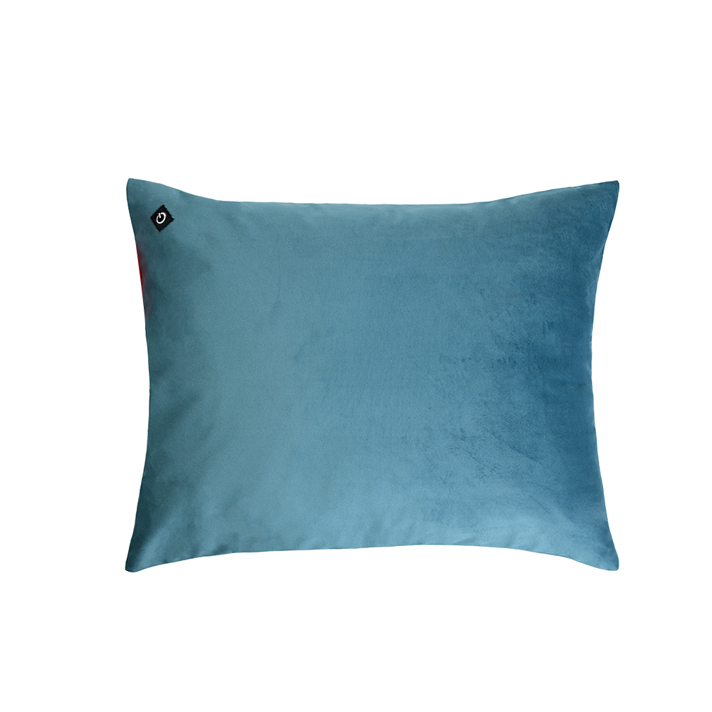 Rectangle heated hug pillow with various fabrics available