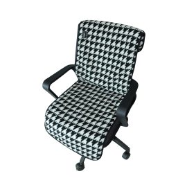 Heated Chair Blanket-black & white