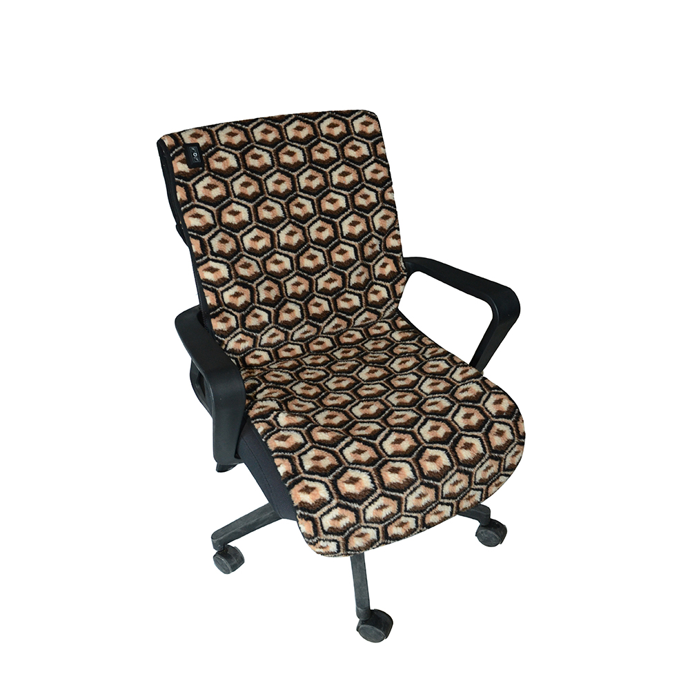 Heated Chair Blanket-brown