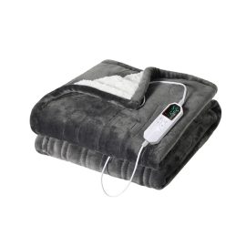 Flannel Electric Blanket – black