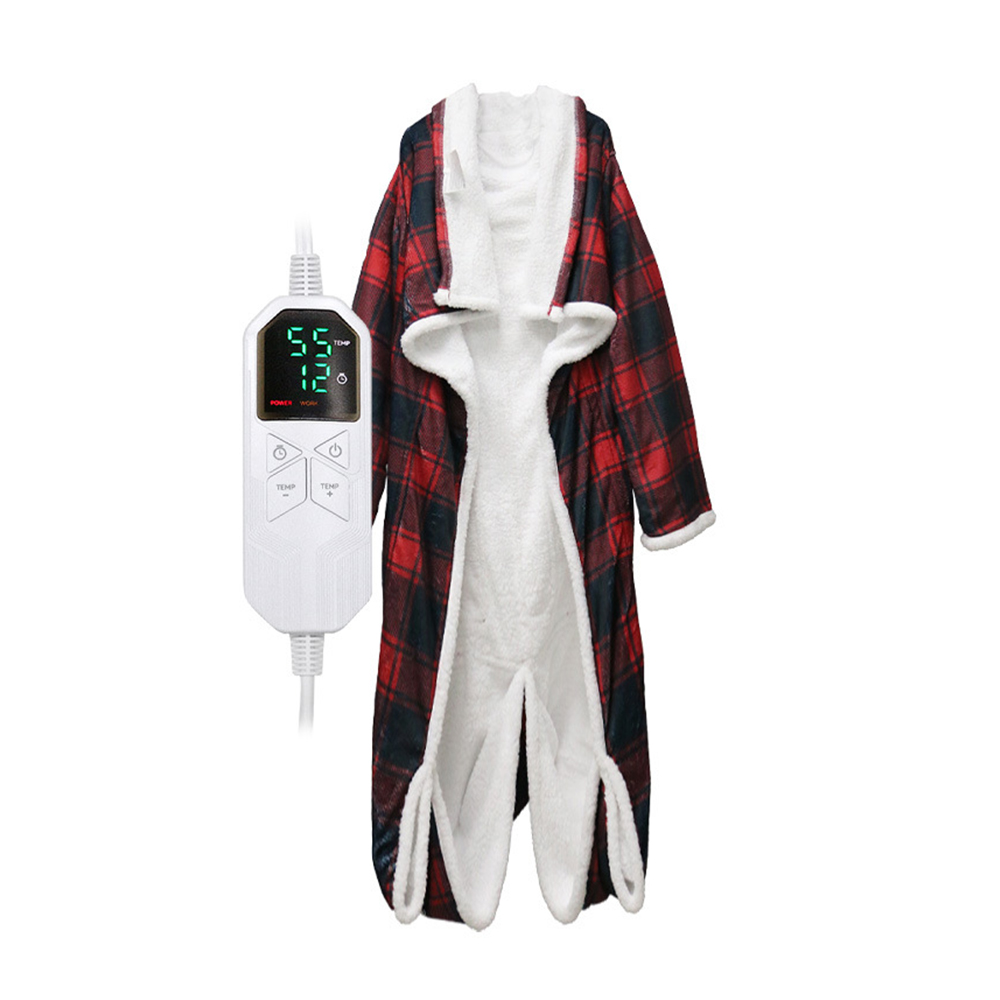 Flannel Wearable Electric Blanket