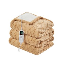 Wool Electric Blanket – dark beige
