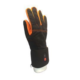 Lightweight Heating Gloves – black & orange