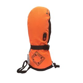 Heated ski gloves – orange