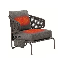 Combinable outdoor  heated seat cushion